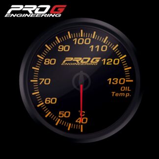 Wskaźnik Pro G Race Series 2 RC, temperatury oleju °C AMBER YELLOW 60mm