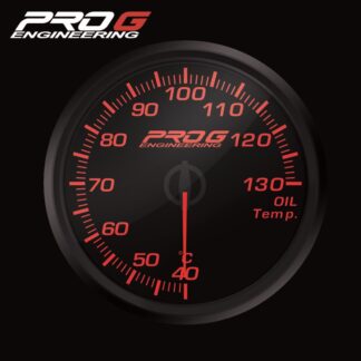 Wskaźnik Pro G Race Series RC, temperatury oleju °C RED 60mm