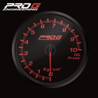 Wskaźnik Pro G Race Series RC, ciśnienia oleju Kg/cm2 RED 60mm