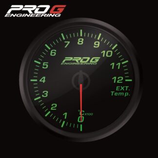 Wskaźnik Pro G Race Series RC, temperatury spalin EGT °C GREEN 60mm