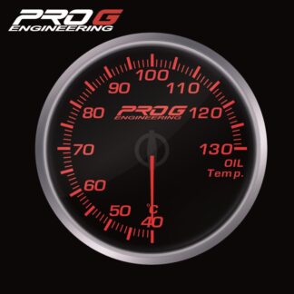 Wskaźnik Pro G Race Series RS, temperatury oleju °C RED 60mm