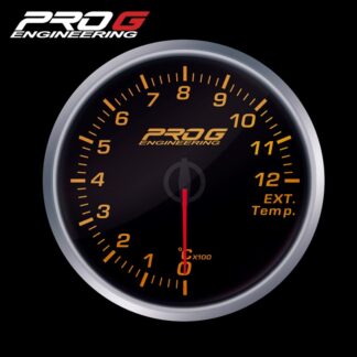 Wskaźnik Pro G Race Series 2 RS, temperatury spalin EGT °C AMBER YELLOW 60mm